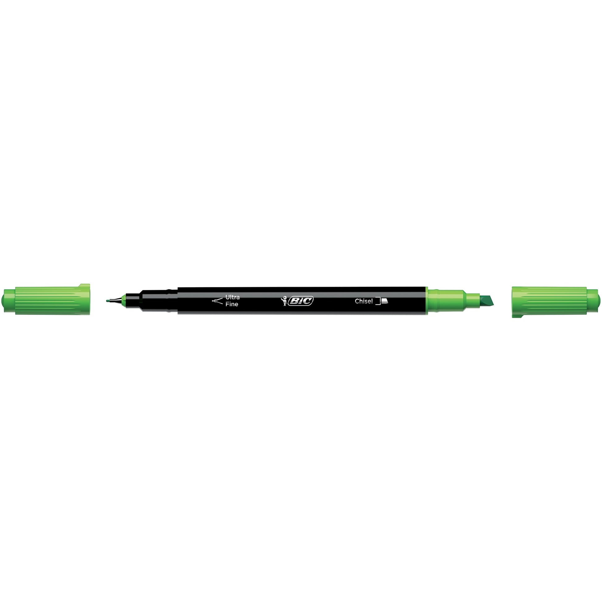 BIC Intensity Dual Tip Highlighter Medium & Broad Point Assorted Ink 6/Pack (HLPDT6-AST)
