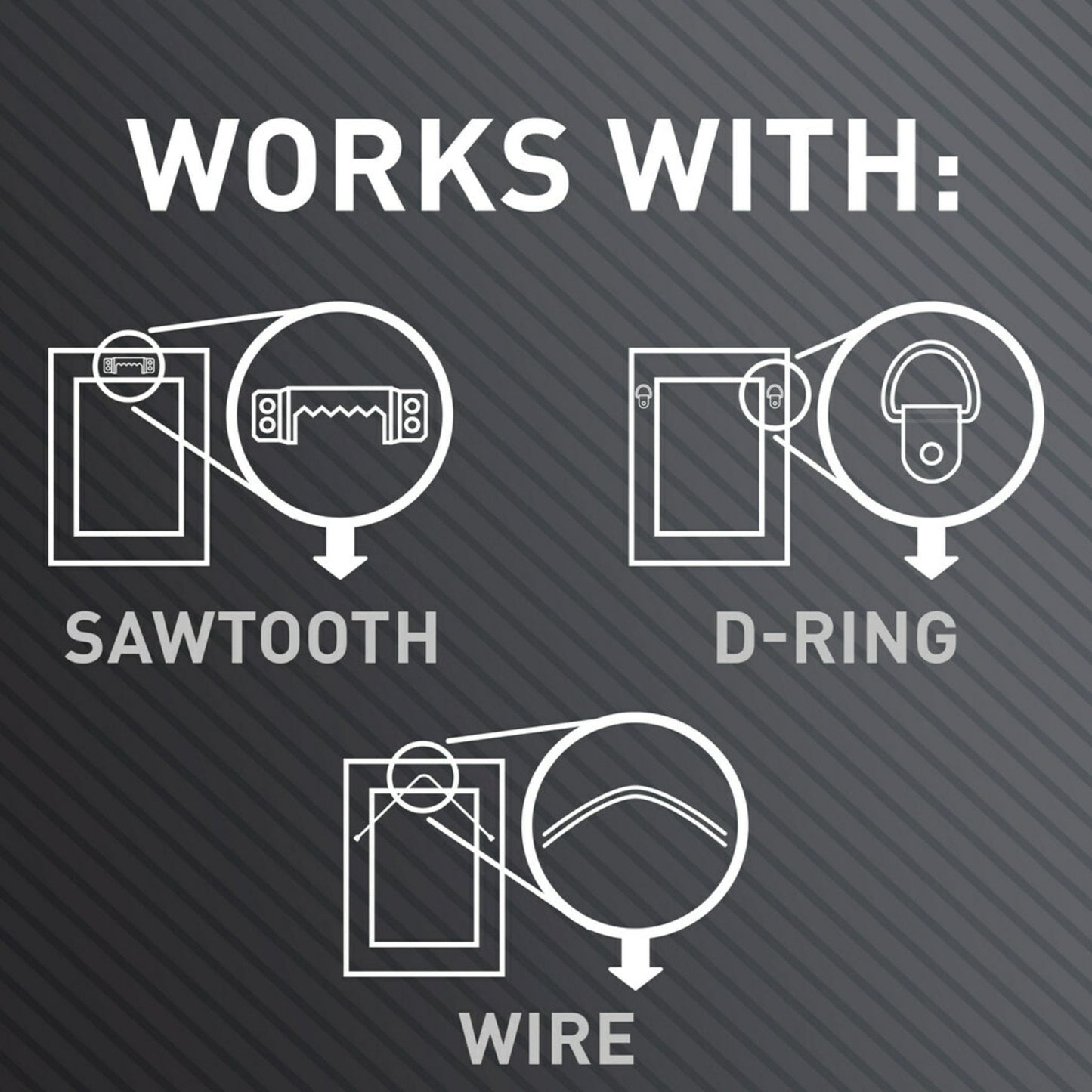 3M CLAW Drywall Picture Hanger Kit, Variety Pack with Spot Markers, Holds Up To 45 lbs
