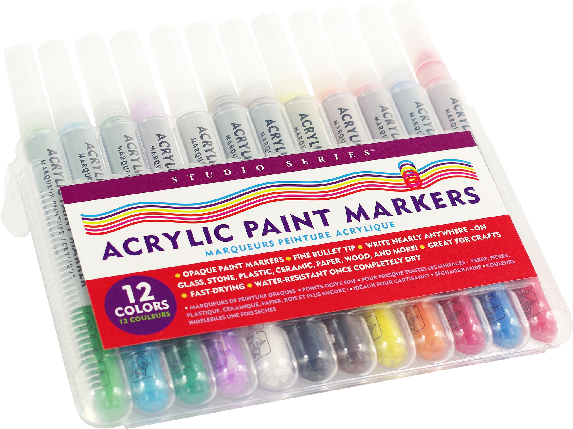 Studio Series Acrylic Paint Marker Set (12-Piece Set) (Other)