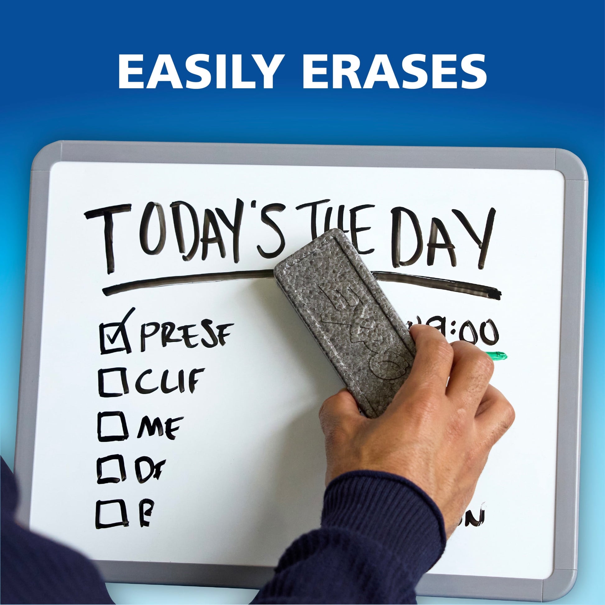 EXPO Dry Erase Markers, Black, Chisel Tip, 16 Count