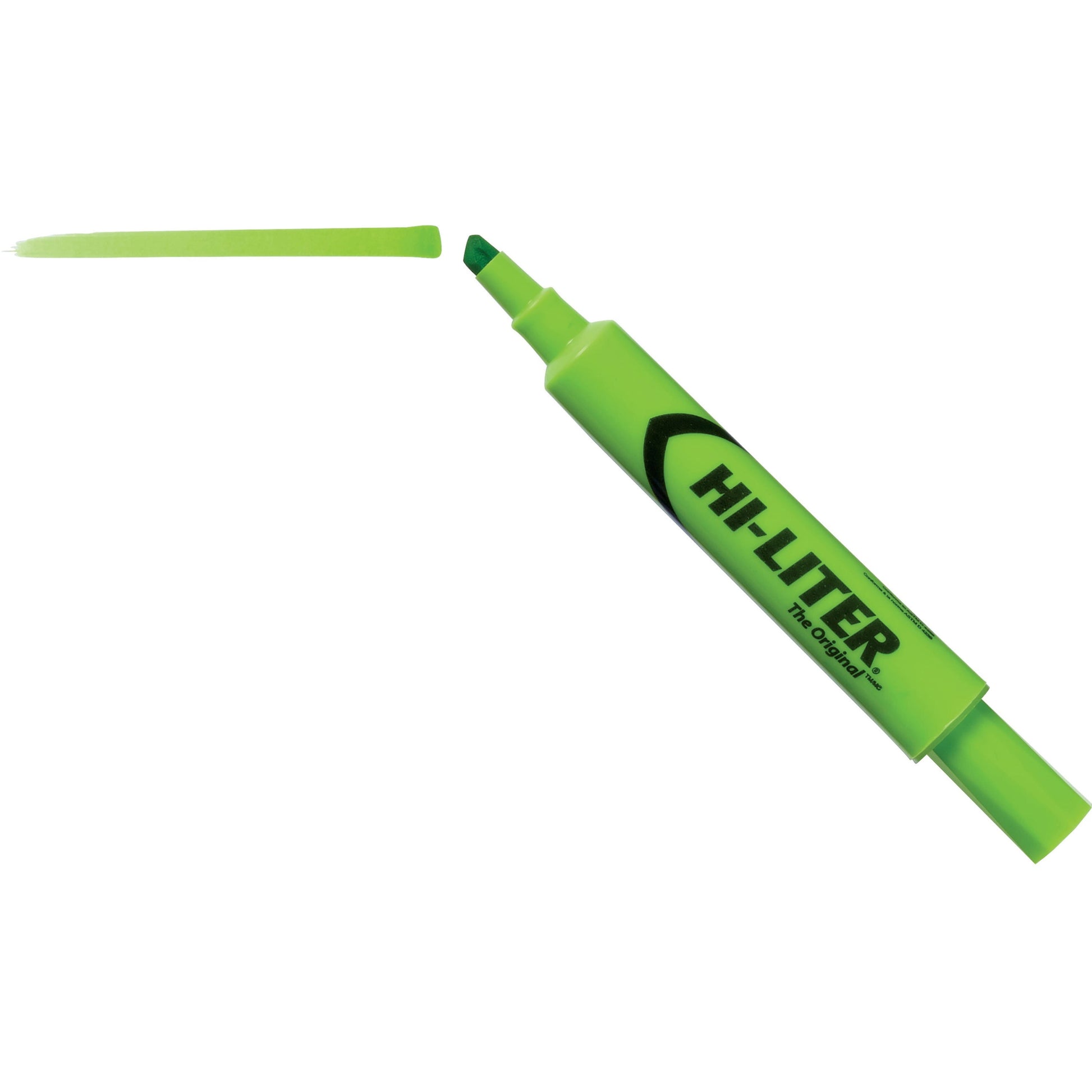Avery Hi-Liter Desk-Style Highlighters, SmearSafe, Chisel Tip, 2 Yellow Highlighters (24081)