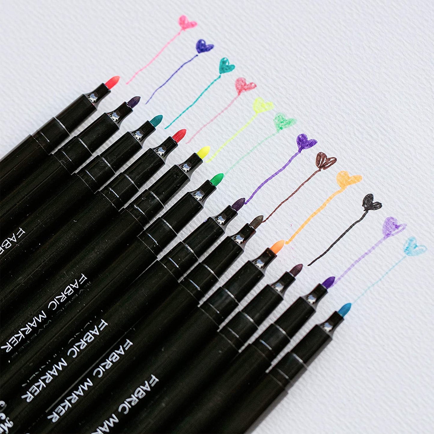 Mr. Pen- Fabric Markers, 12 Pack, Marker for Clothes