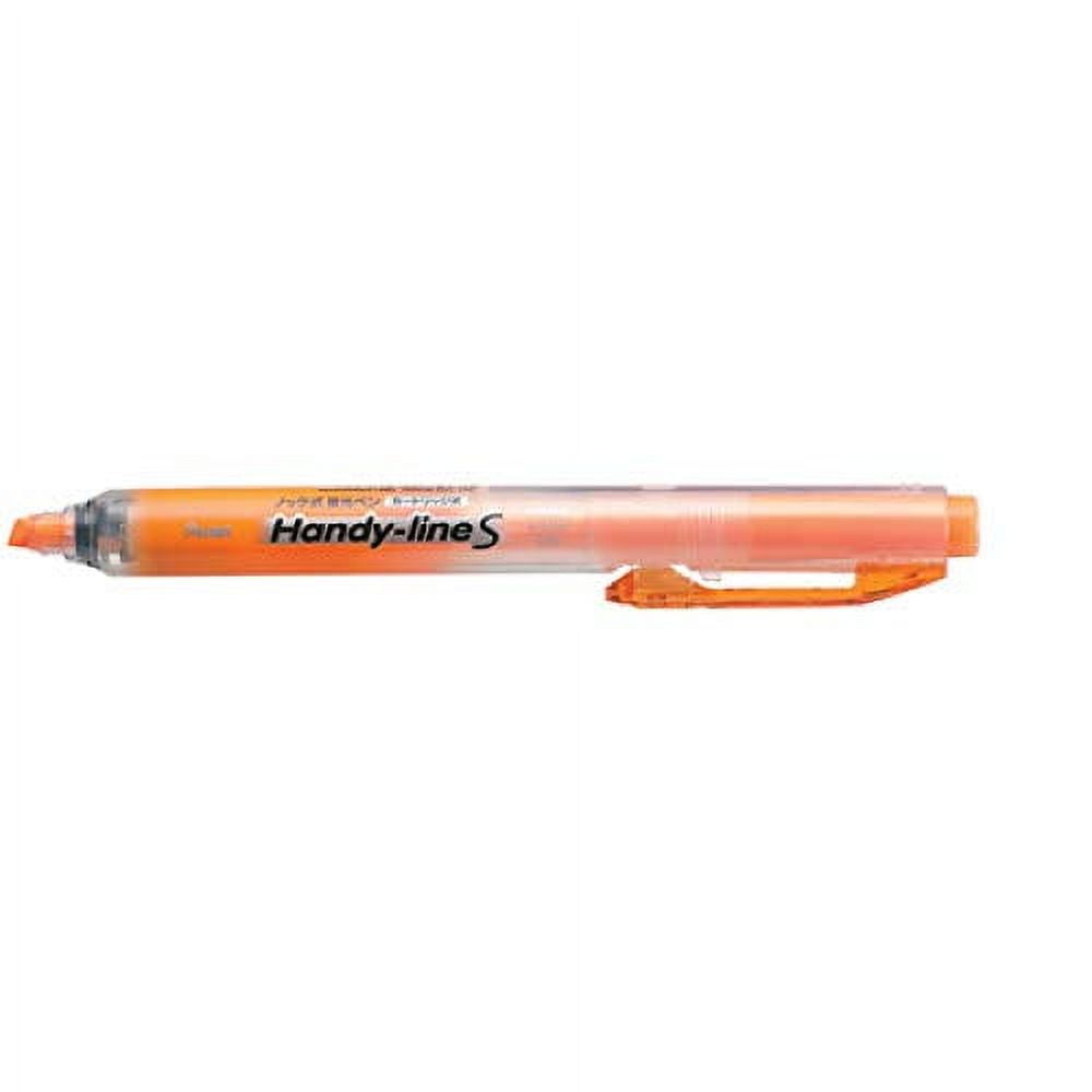 Pentel Highlighter, Retract, Refillable, Chisel Tip, Pink (SXS15-P)