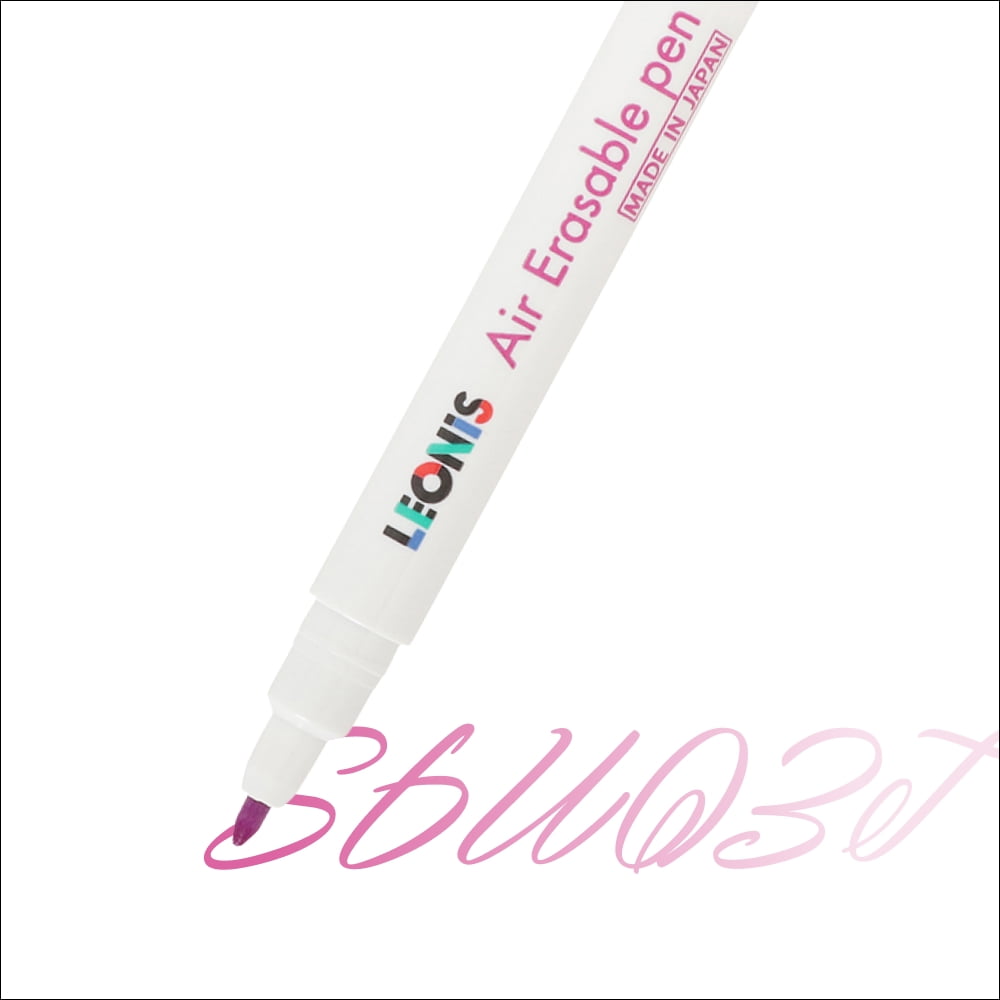 Leonis Disappearing Ink Fabric Marking Pen, 5 Count Pack, Pink