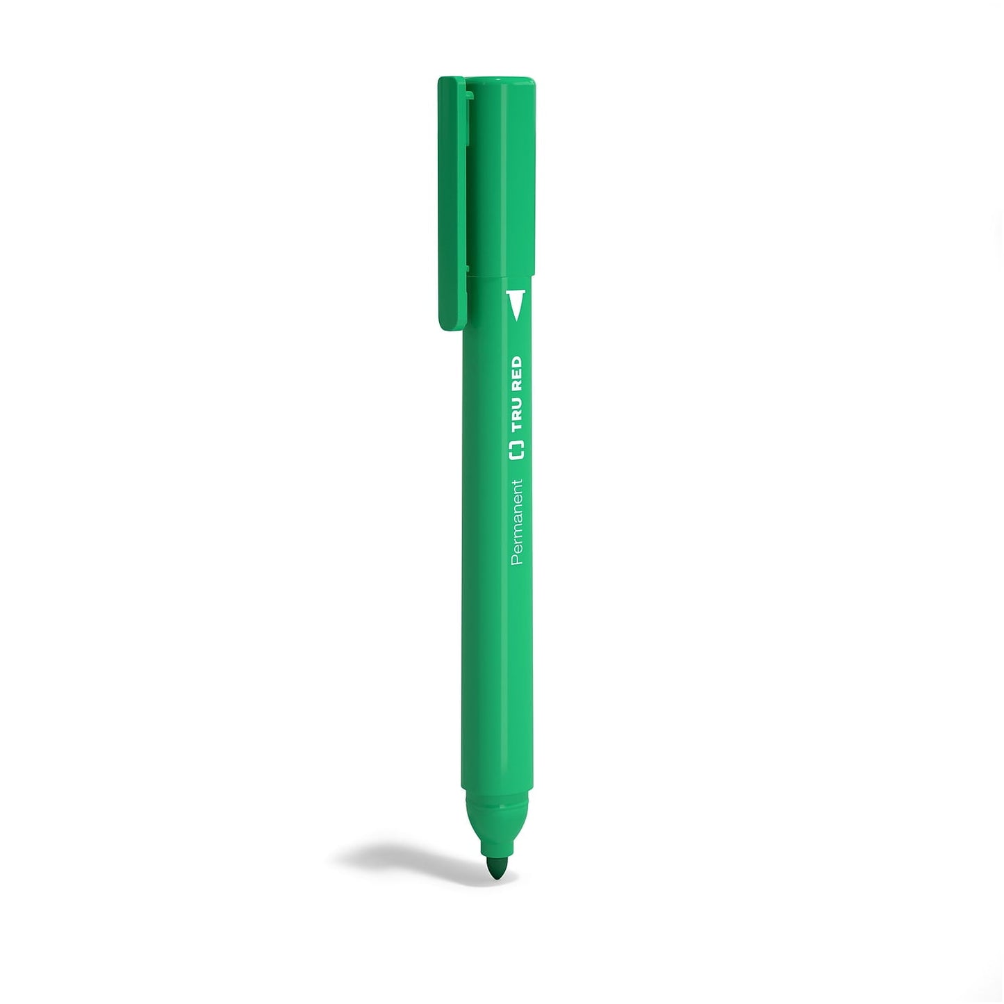 TRU RED Pen Permanent Markers Fine Tip Green Dozen TR54542