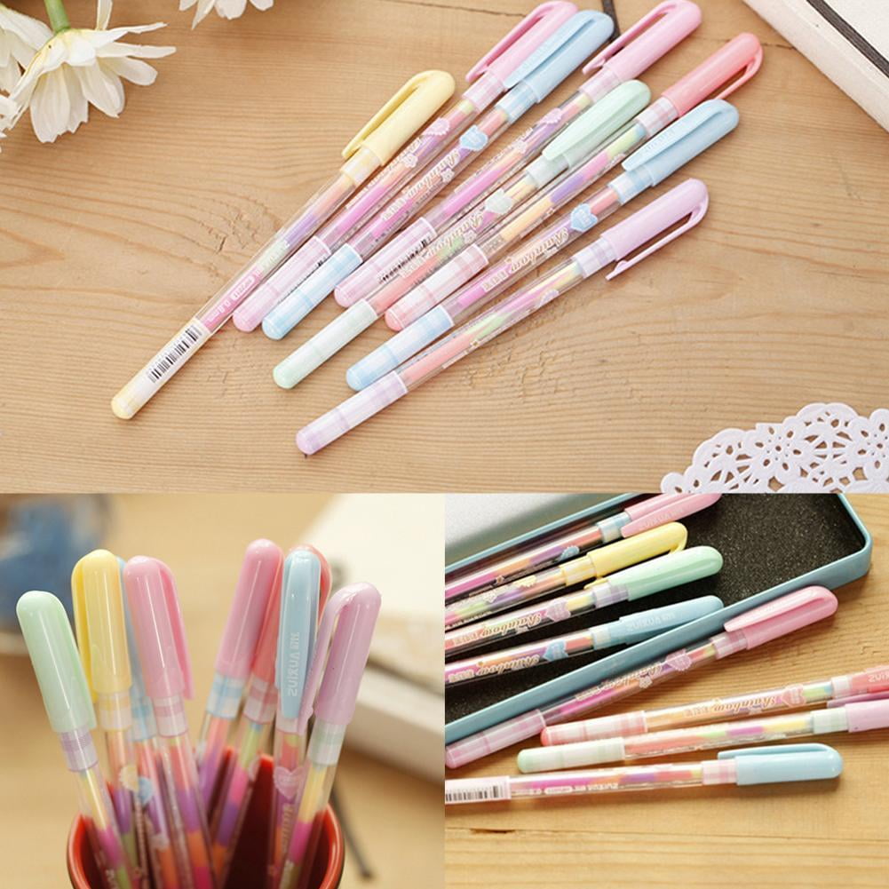 1pc Highlighter Pastels Colorful Ink Rainbow Color Color Gouache Pen Pens G M5V6 K6A7