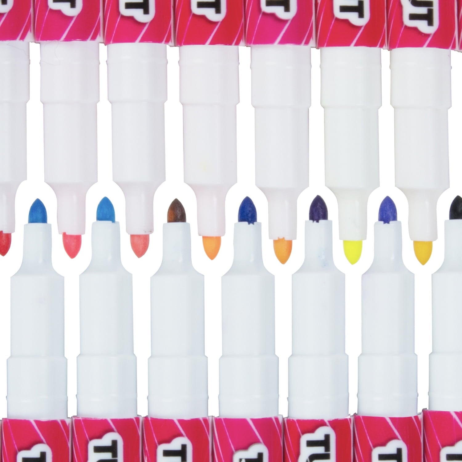 Tulip Fabric Markers, Multi-Colored, Fine, 20pk