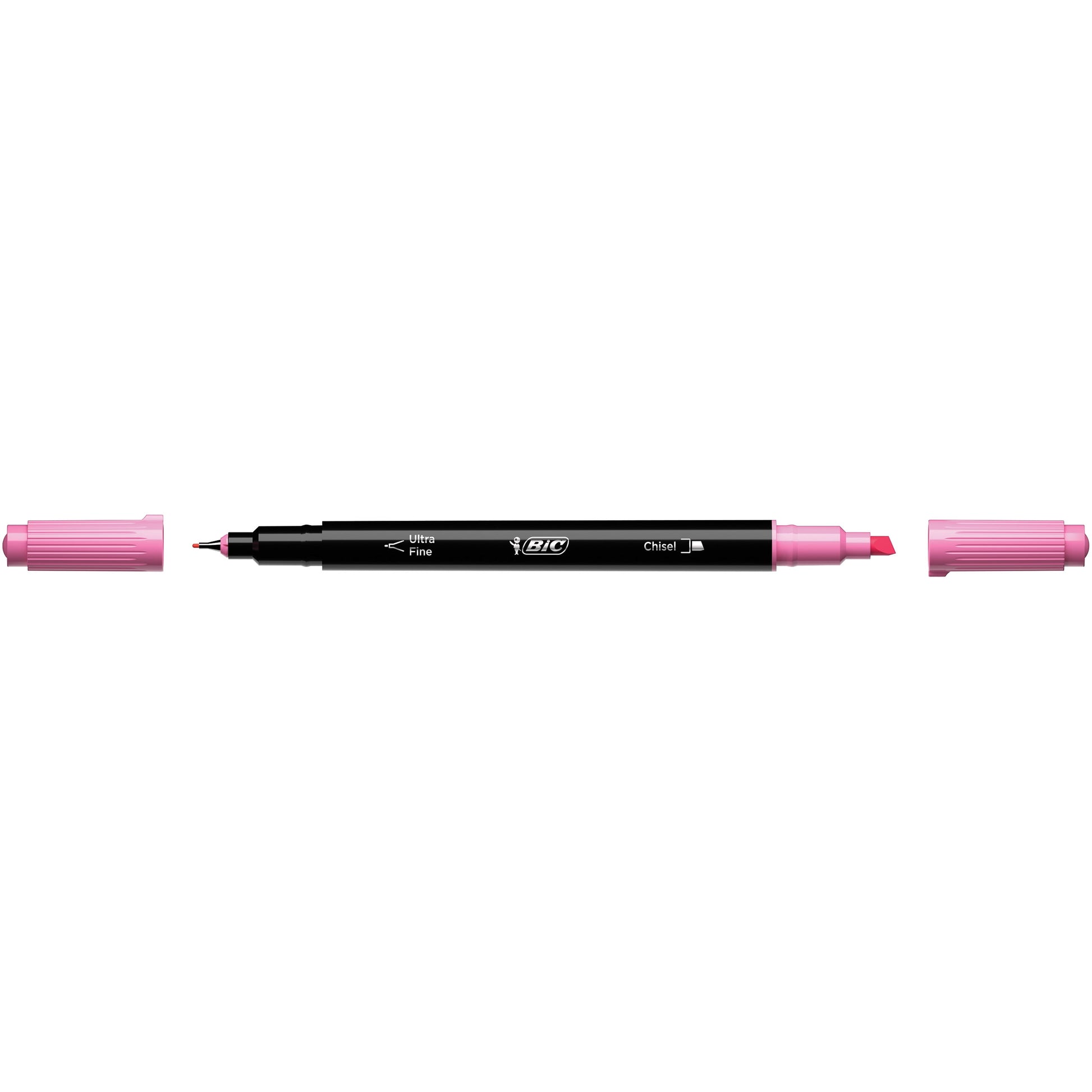 BIC Intensity Dual Tip Highlighter Medium & Broad Point Assorted Ink 6/Pack (HLPDT6-AST)